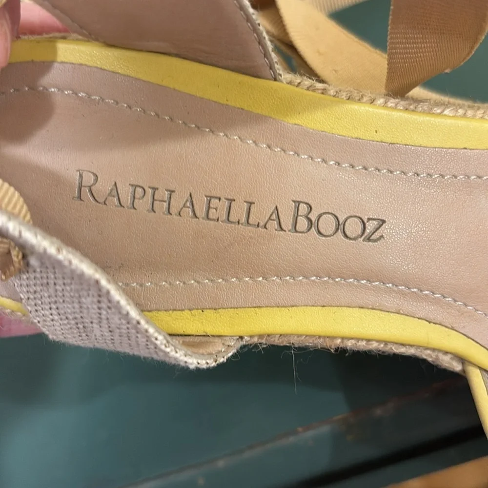 Anthropologie Raphaella Booz Woven Wedge Espadrilles. Size 37